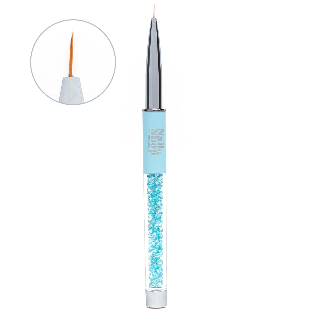 BLUE NAIL LINER BRUSH